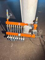 9 groeps verdeler met Grundfos pomp, Doe-het-zelf en Verbouw, Verwarming en Radiatoren, 30 tot 80 cm, Gebruikt, Hoog rendement (Hr)