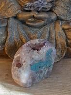 Roze/paarse Amethist met Groene Jaspis., Verzenden