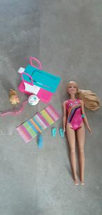 Barbie zwem en duikpop, Kinderen en Baby's, Speelgoed | Poppen, Ophalen of Verzenden, Zo goed als nieuw, Barbie