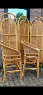 Rotan bamboe vintage kamerscherm, Huis en Inrichting, Ophalen, Zo goed als nieuw