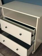 Witte commode met lades, Ophalen, 50 tot 100 cm, Zo goed als nieuw, 3 of 4 laden