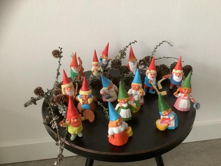 David de Kabouter Poppetjes - Set 2, Verzamelen, Poppetjes en Figuurtjes, Gebruikt, Ophalen of Verzenden