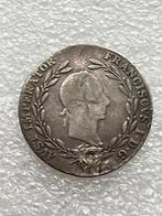 zilveren munt keizer Frans 1 van Oostenrijk 1830, Verzenden, Overige landen, Losse munt, Zilver