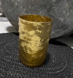 Gouden vaas groot chrome eric kuster stijl style design merk, Huis en Inrichting, Woonaccessoires | Vazen, Ophalen of Verzenden