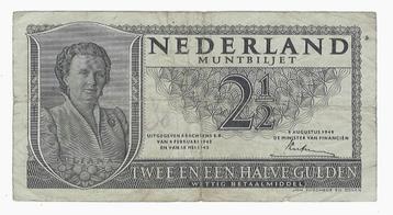 2,50 Gulden. Papieren rijksdaalder 1949. beschikbaar voor biedingen