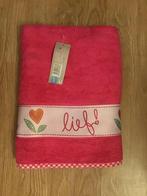 Roze Lief! Lifestyle Handdoek - Nieuw!, Ophalen of Verzenden, Nieuw, Roze, Handdoek