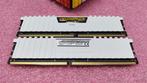 Corsair Vengeance LPX Wit 16GB (2x8) 3000Mhz DDR4, Computers en Software, RAM geheugen, DDR4, Ophalen of Verzenden, Zo goed als nieuw