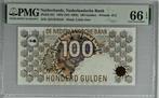 UNC biljet 100 gulden Steenuil, 1992 | PMG 66 EPQ, Postzegels en Munten, Bankbiljetten | Nederland, Ophalen of Verzenden, 100 gulden