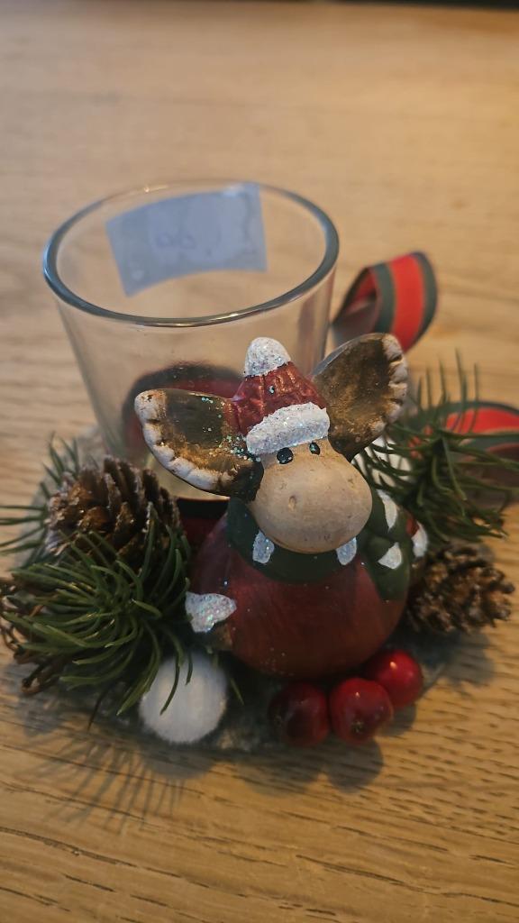 kaarshouder van een eland, Diversen, Kerst, Nieuw, Ophalen of Verzenden