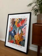 Zwarte lijst met poster - Papier Découpé, Ophalen, 50 tot 75 cm, Zo goed als nieuw, 50 tot 75 cm