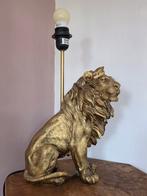 Leeuw Lampvoet Goud, Huis en Inrichting, Lampen | Tafellampen, Ophalen, Gebruikt, Modern, Minder dan 50 cm