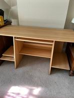 licht houten bureau, Huis en Inrichting, Bureaus, Ophalen, Gebruikt, Bureau