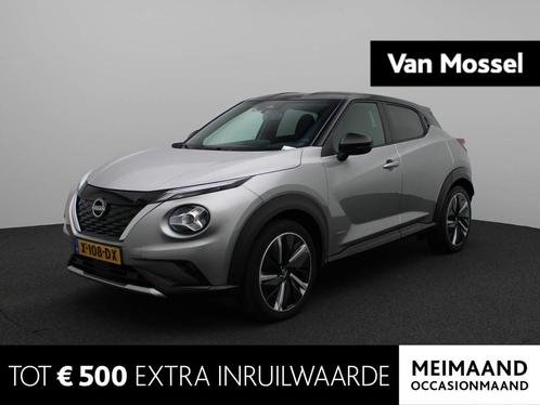 Nissan Juke 1.6 Hybrid N-Design 143PK | Automaat | Navigatie, Auto's, Nissan, Bedrijf, Te koop, Juke, ABS, Achteruitrijcamera