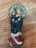 Oude religieuze afbeelding Maria met kind, Antiek en Kunst, Ophalen
