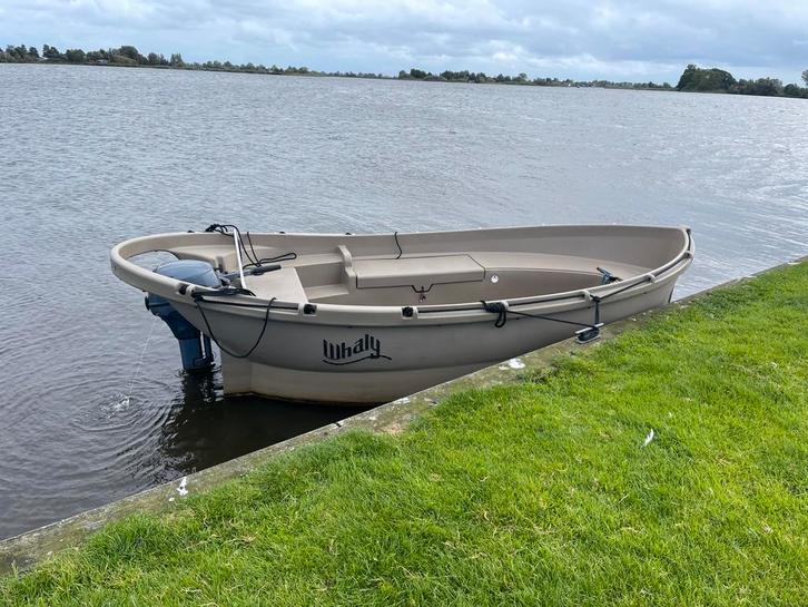 Whaly 450 sloep inclusief kussens en afdekzeil, Watersport en Boten, Sloepen, Zo goed als nieuw, Tot 10 pk, 3 tot 6 meter, Geen motor