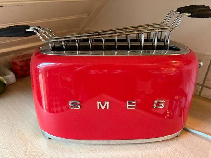 Defecte Smeg Broodrooster - Onderdelen of Reparatie, Witgoed en Apparatuur, Broodroosters, Niet werkend, Uitneembare kruimellade