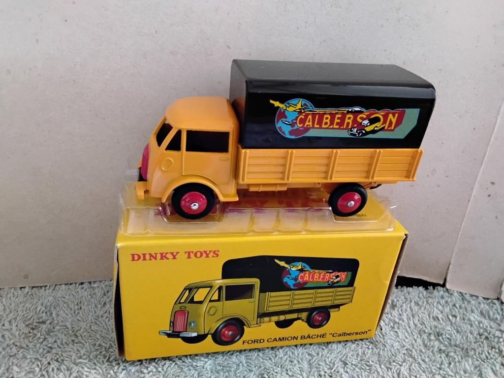 ATLAS  DINKY TOYS  FORD CAMION BÄCHË"CALBERSON"  NO JJ, Hobby en Vrije tijd, Modelauto's | 1:43, Ophalen of Verzenden, Auto, Dinky Toys