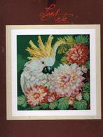 Cado koopje lanarte borduurpakket Cockatoo,s  Dahlias 207167, Ophalen of Verzenden, Nieuw, Handborduren, Borduurpakket