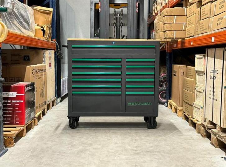 Gereedschapswagen / Stahlbar / Nieuw, Doe-het-zelf en Verbouw, Gereedschapskisten, Zo goed als nieuw, Gevuld, Ophalen