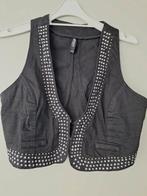 Zwart spijker gilet. Studs, Ophalen of Verzenden, Gedragen