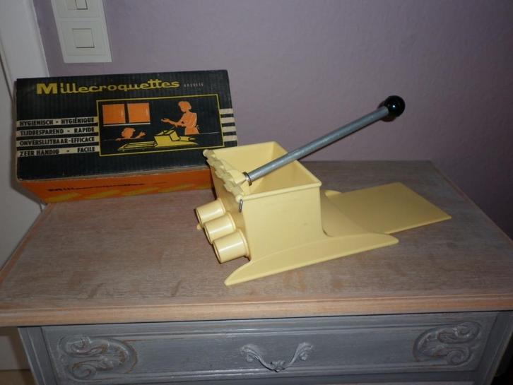 Krokettenmaker, millecroquettes, krokettenmachine, Verzamelen, Retro, Huis en Inrichting, Ophalen of Verzenden