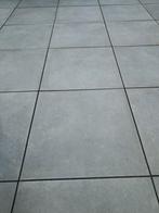 Partij (10 stuks) grijze Keramische terrastegels 60x60x3., Tuin en Terras, Tegels en Klinkers, Ophalen, Keramiek, Nieuw, 10 m² of meer
