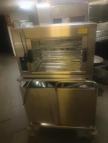 Kippengrill,zgan,230v,met manden,uniek,koopje beschikbaar voor biedingen