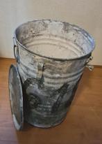 Nostalgische zinken wasemmer  nr. 618, Ophalen, Gebruikt