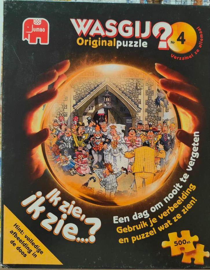 Wasgij 4 Ik Zie..Ik Zie? - 500 Stukjes, Hobby en Vrije tijd, Denksport en Puzzels, Ophalen of Verzenden