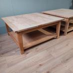Massief Eiken Tafel, Huis en Inrichting, Tafels | Salontafels, Ophalen, 50 tot 100 cm, Zo goed als nieuw, Minder dan 50 cm