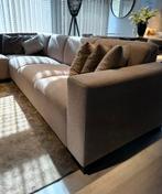 Geweven stoffen bank - Vaste zitting, vaste rug - Nu in de a, Hoekbank, Nieuw, Ophalen of Verzenden, Stof