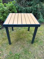Tuintafel 79,5 x 79,5 x 73 hoog (nieuwprijs 150), Ophalen, Zo goed als nieuw, Vierkant