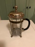 Bodum koffie cafetiere verzilverd, Witgoed en Apparatuur, Koffiezetapparaten, Gebruikt, Overige modellen, 10 kopjes of meer, Gemalen koffie