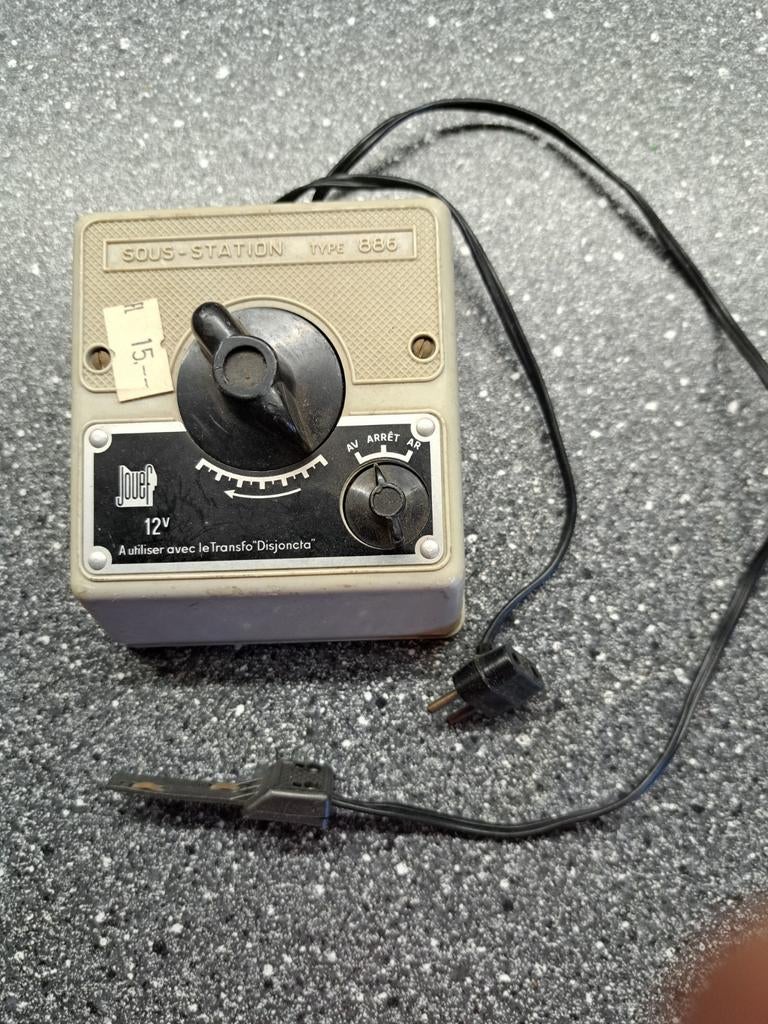 Jouef regelaar, Transformator of Voeding, Gebruikt, Gelijkstroom, Jouef