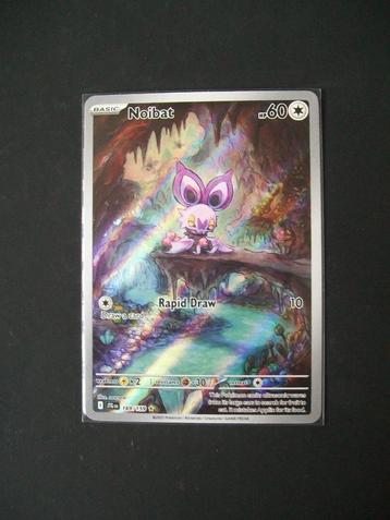 4846. Nieuwe Pokemon Kaart Secret NOIBAT HP 60 (169/159) beschikbaar voor biedingen