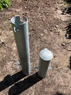 2 dlg.grondanker parasol, therm.verzinkt staal.Nieuw!, Ophalen of Verzenden, Nieuw, Minder dan 1 meter, Parasolvoet