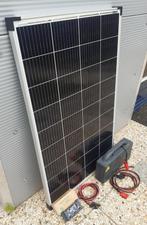 130 watt zonnepaneel met laadregelaar accupack en kabels, Watersport en Boten, Ophalen, Gebruikt, Motor en Techniek