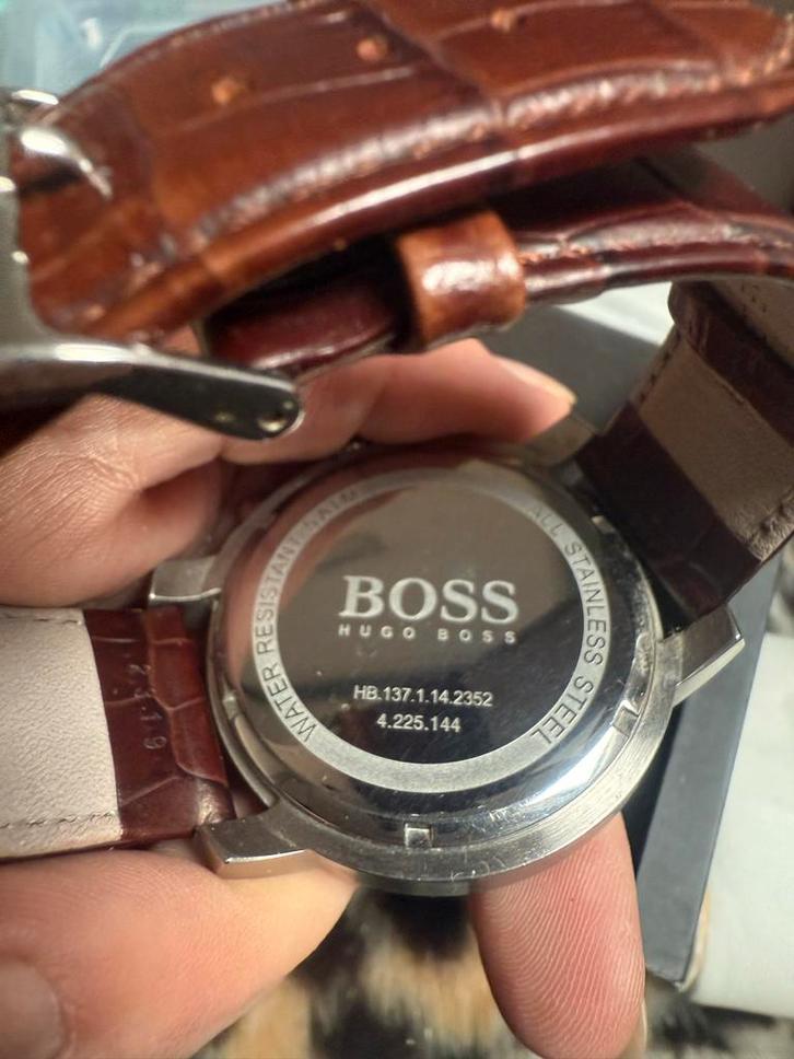 Hugo Boss Horloge - Super Netjes!, Sieraden, Tassen en Uiterlijk, Horloges | Heren, Zo goed als nieuw, Polshorloge, Overige merken