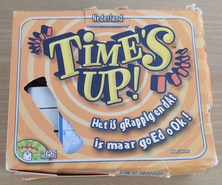 Times Up Spel, Hobby en Vrije tijd, Gezelschapsspellen | Bordspellen, Zo goed als nieuw, Een of twee spelers, Drie of vier spelers