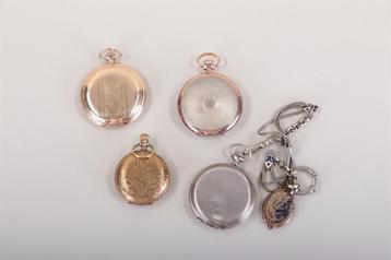 Lot van 4 zakhorloges.  beschikbaar voor biedingen
