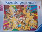 RAVENSBURGER PUZZLE - ACH JIJ DIKKE GALLIER  !! (1000), Ophalen of Verzenden, 500 t/m 1500 stukjes, Zo goed als nieuw, Legpuzzel