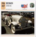 Ma15 Autokaart hudson super six, Ophalen of Verzenden, Zo goed als nieuw, Auto's