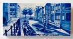 Oud Delfts blauw tegeltje van Rotterdam, Antiek en Kunst, Antiek | Wandborden en Tegels, Ophalen of Verzenden