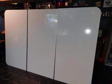Wand whiteboard, 3 panelen voor kantoor of thuis. beschikbaar voor biedingen