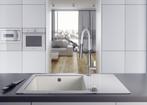Een luxe witte keukenkraan met handdouche Gerbera White, Huis en Inrichting, Keuken | Keukenbenodigdheden, Verzenden, Nieuw