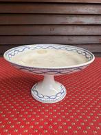 Franse compotier met blauw decor, Ophalen of Verzenden