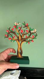 Nieuwstaat houten boompje vogeltjes, Ophalen of Verzenden, Zo goed als nieuw