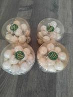 4 doosjes kleine kerstballen van glas., Diversen, Kerst, Ophalen, Zo goed als nieuw