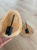 Houten Wandhaken Set, Huis en Inrichting, Woonaccessoires | Kapstokken, Wandhaken, Ophalen of Verzenden, Zo goed als nieuw, Minder dan 100 cm