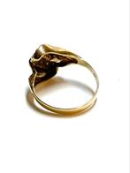 14k gouden ring met diamanten, Goud, Goud, Met edelsteen, Ophalen of Verzenden